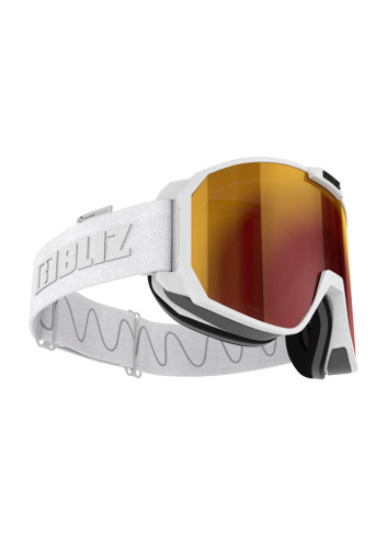 Gogle narciarskie BLIZ SPLIT NANO OPTICS white + dodatkowa szyba w zestawie