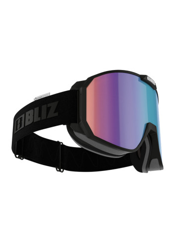 Gogle narciarskie BLIZ SPLIT NANO OPTICS black + dodatkowa szyba w zestawie