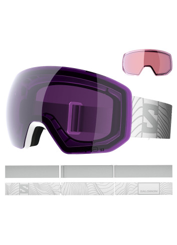 Gogle narciarskie RADIUM PRO S SIGMA white + dodatkowa szyba