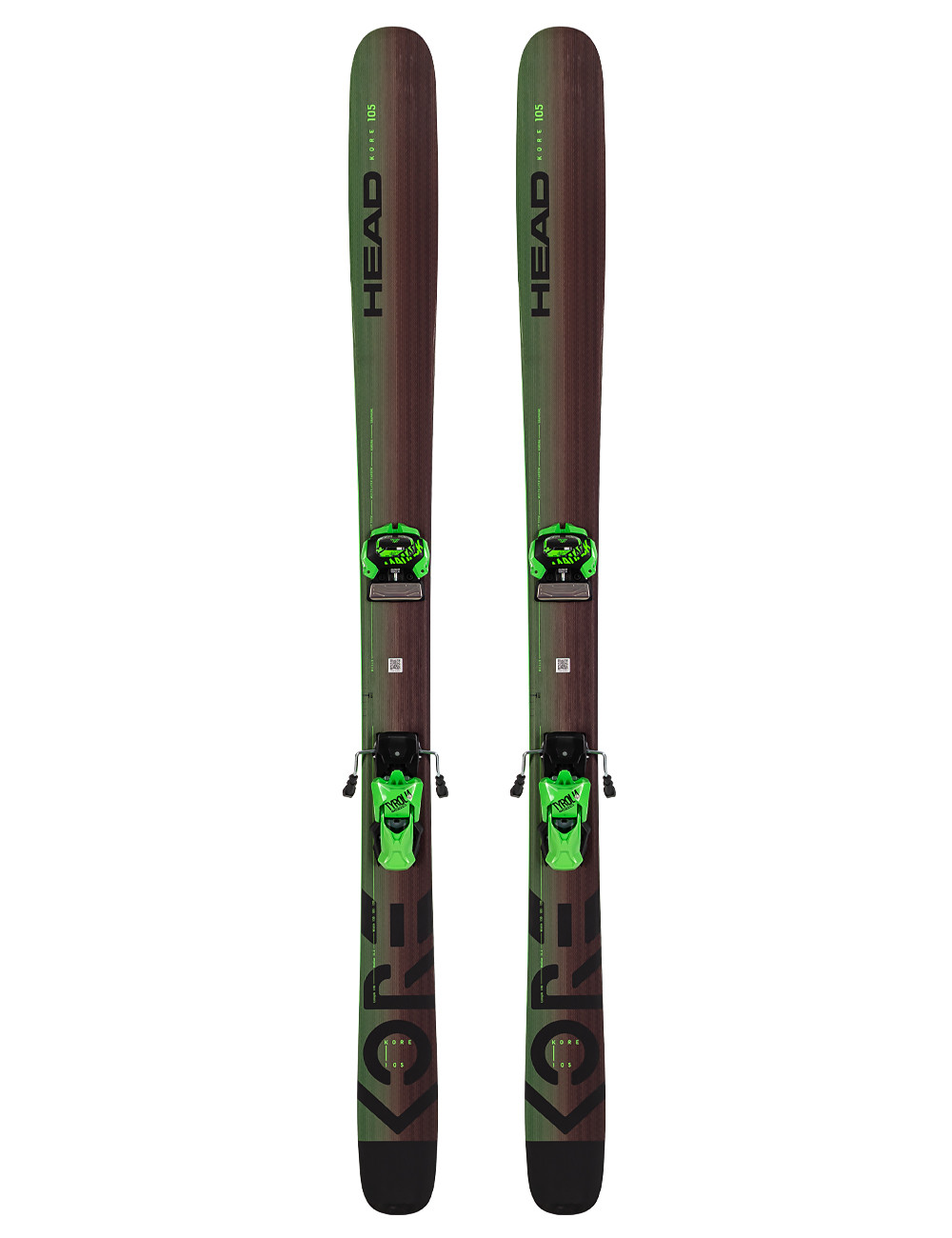 Narty allmountain freeride HEAD KORE 105 + wiązania TYROLIA ATTACK 13 z GRIP WALK
