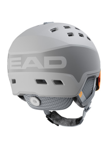 Kask narciarski damski z wbudowaną szybą HEAD RACHEL PRO grey