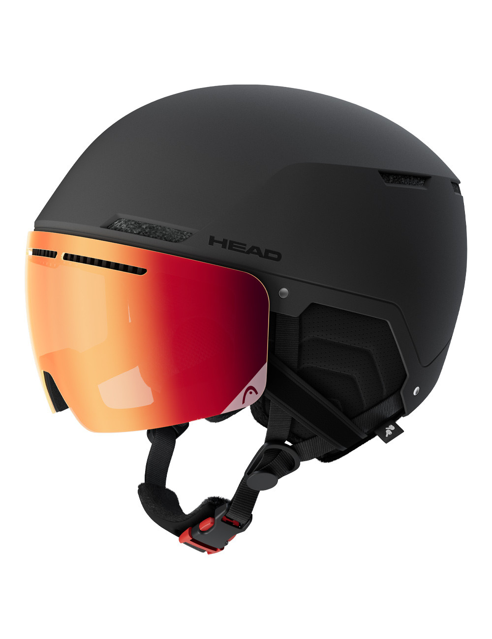 Kask narciarski męski z wbudowaną szybą HEAD CINEMA PRO anthracite