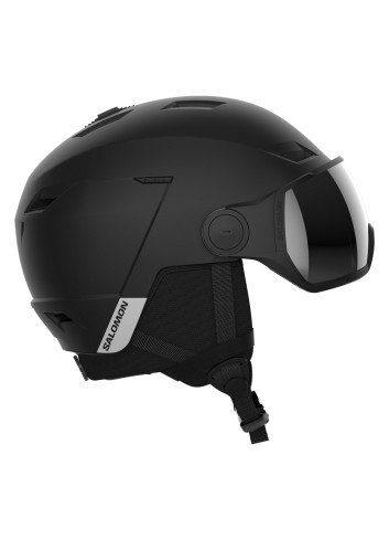 Kask narciarski z wbudowaną szybą SALOMON PIONEER LT VISOR black