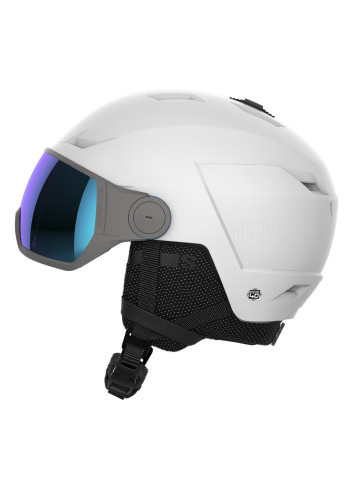 Kask narciarski z wbudowaną szybą SALOMON ICON LT VISOR white