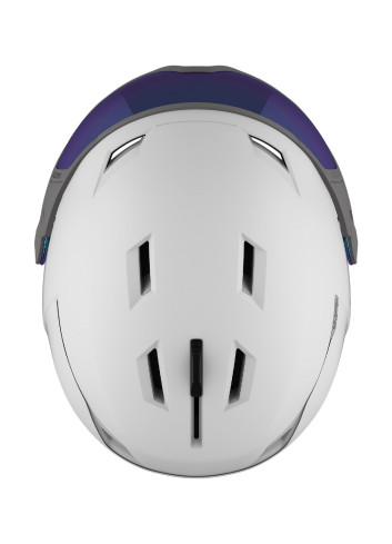 Kask narciarski z wbudowaną szybą SALOMON ICON LT VISOR white