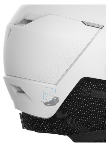 Kask narciarski z wbudowaną szybą SALOMON ICON LT VISOR white