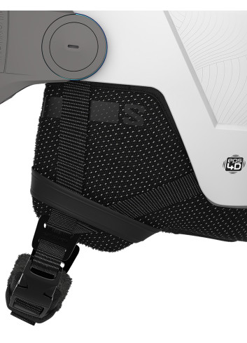 Kask narciarski z wbudowaną szybą SALOMON ICON LT VISOR white