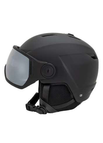 Kask narciarski z wbudowaną szybą SALOMON PIONEER LT VISOR black