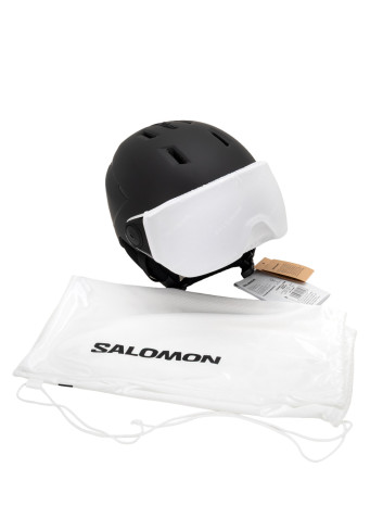 Kask narciarski z wbudowaną szybą SALOMON PIONEER LT VISOR black