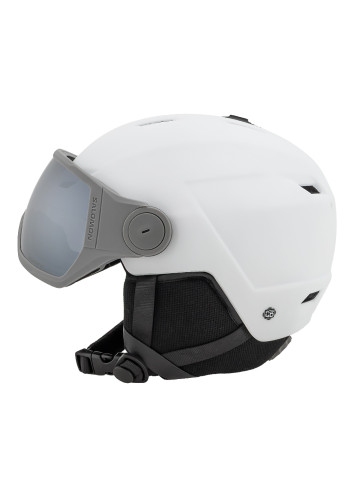 Kask narciarski z wbudowaną szybą SALOMON ICON LT VISOR white