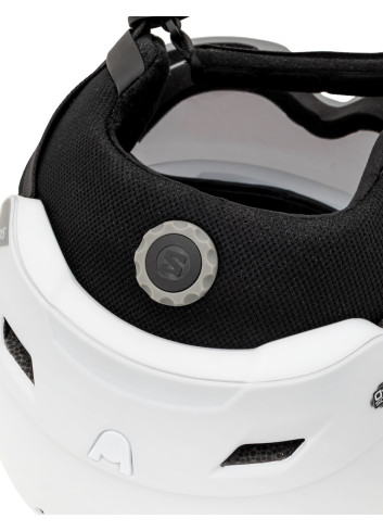 Kask narciarski z wbudowaną szybą SALOMON ICON LT VISOR white