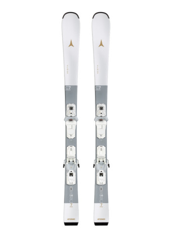 Narty damskie ATOMIC CLOUD C7 white + wiązania ATOMIC M10 z GRIP WALK    2026