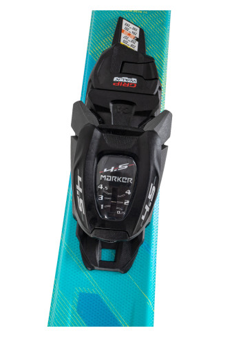 Narty dziecięce VÖLKL PEREGRINE JR + wiązania MARKER VMOTION 4.5 z GRIP WALK