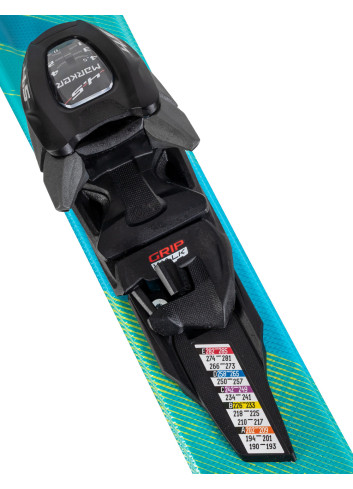 Narty dziecięce VÖLKL PEREGRINE JR + wiązania MARKER VMOTION 4.5 z GRIP WALK
