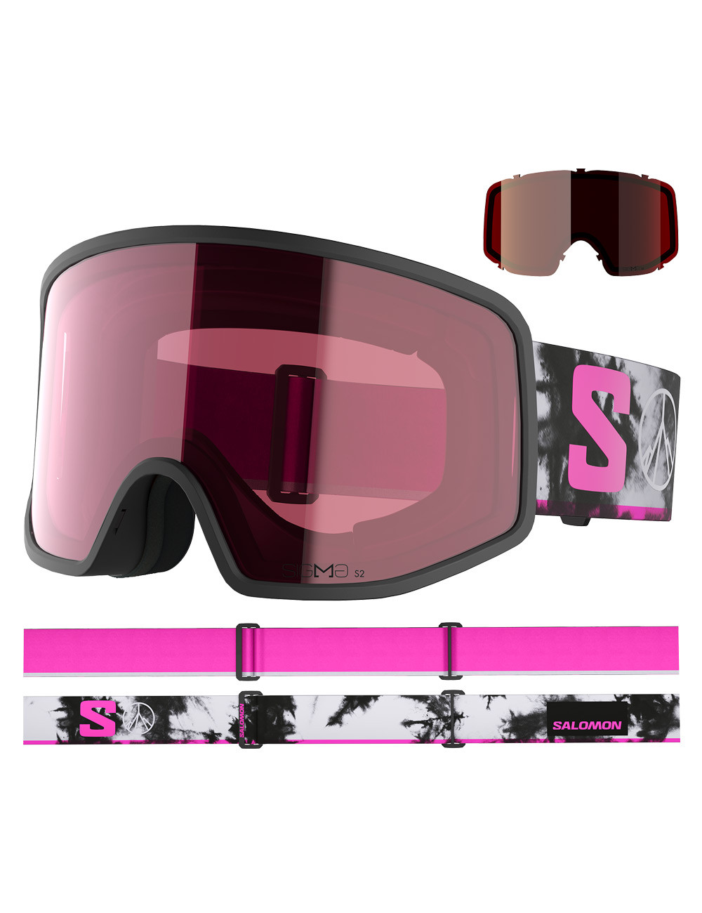 Gogle narciarskie SALOMON SENTRY PRO SIGMA black echo + dodatkowa szyba