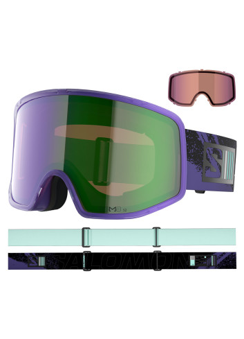 Gogle narciarskie SALOMON SENTRY PRO SIGMA ultra violet + dodatkowa szyba