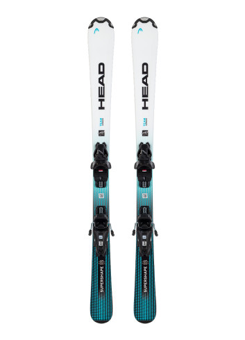 Narty dziecięce HEAD SUPERSHAPE TEAM + wiązania HEAD JRS 7.5 z GRIP WALK    2025