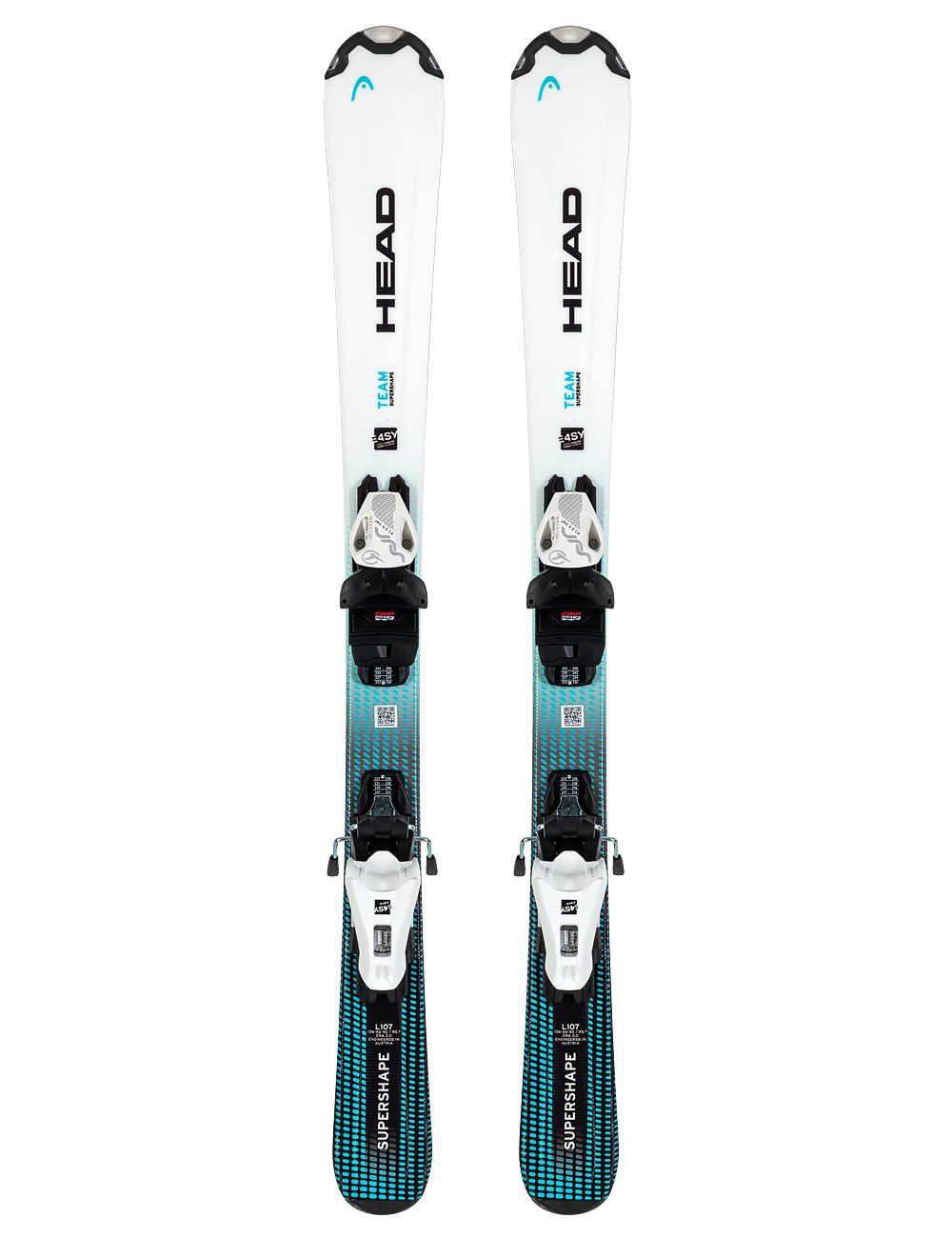 Narty dziecięce HEAD SUPERSHAPE TEAM + wiązania HEAD JRS 4.5 z GRIP WALK   2025