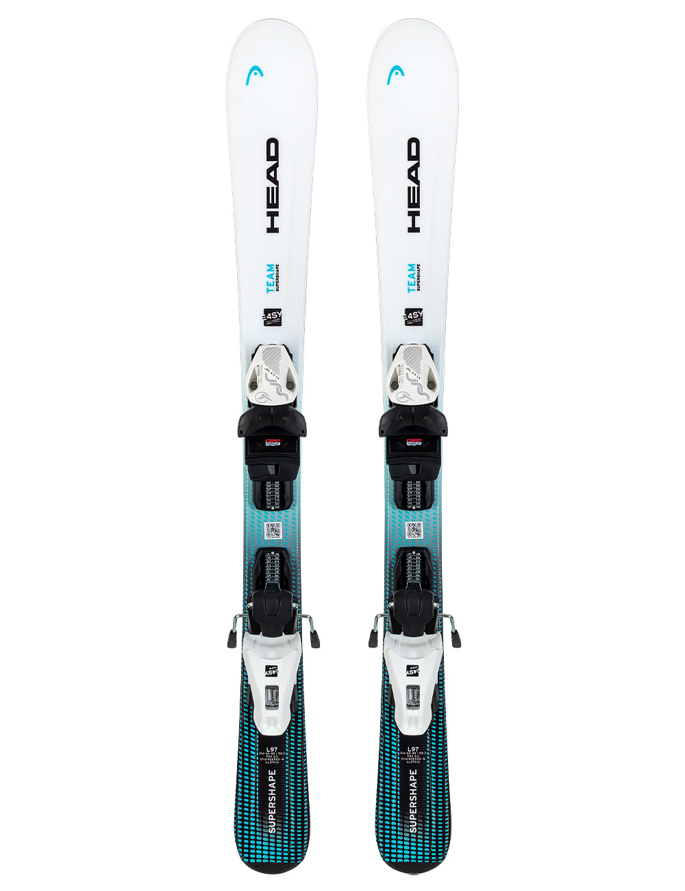 Narty dziecięce HEAD SUPERSHAPE TEAM + wiązania HEAD JRS 4.5 z GRIP WALK
