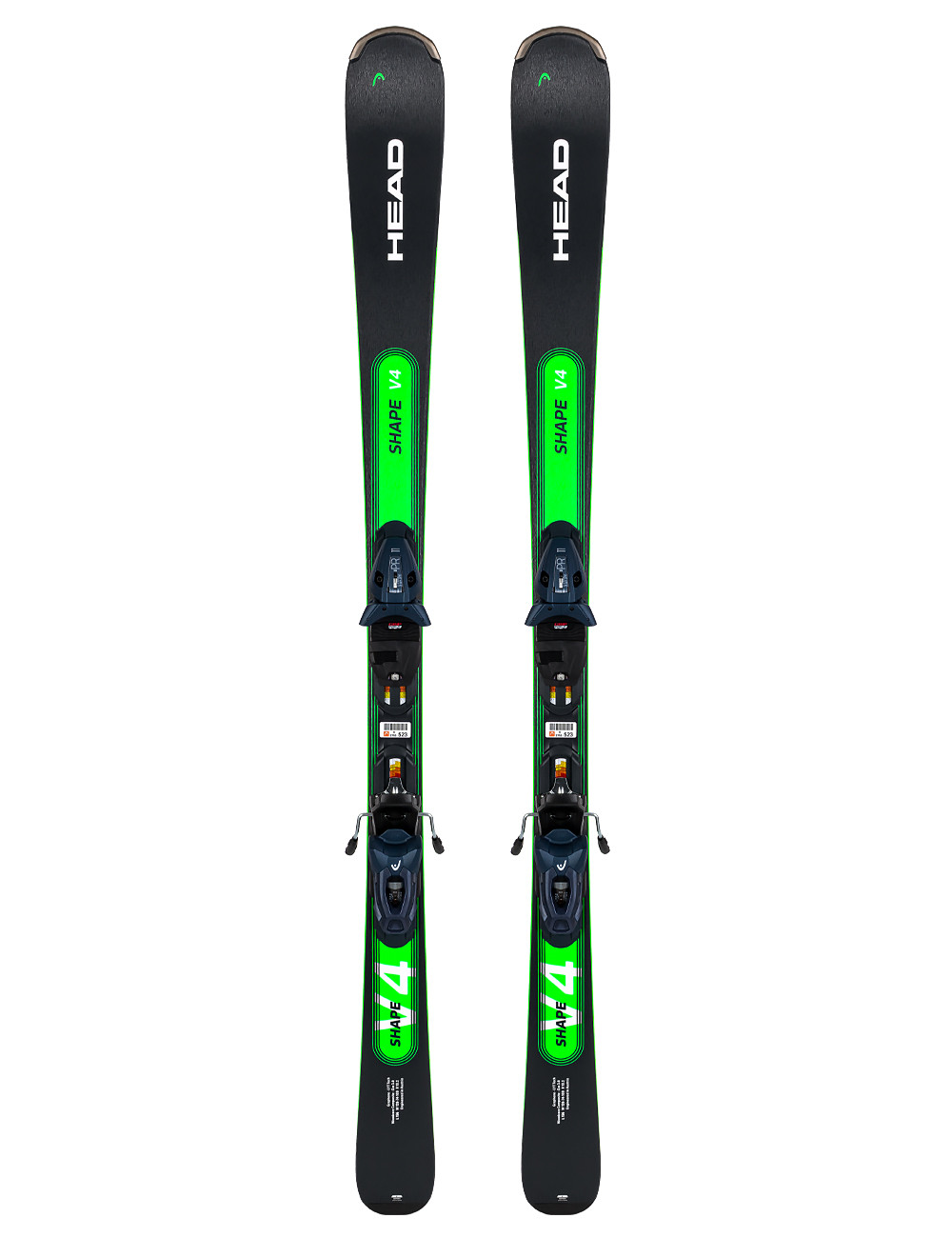 Narty męskie HEAD SHAPE V4 + wiązania HEAD PR 11 z GRIP WALK
