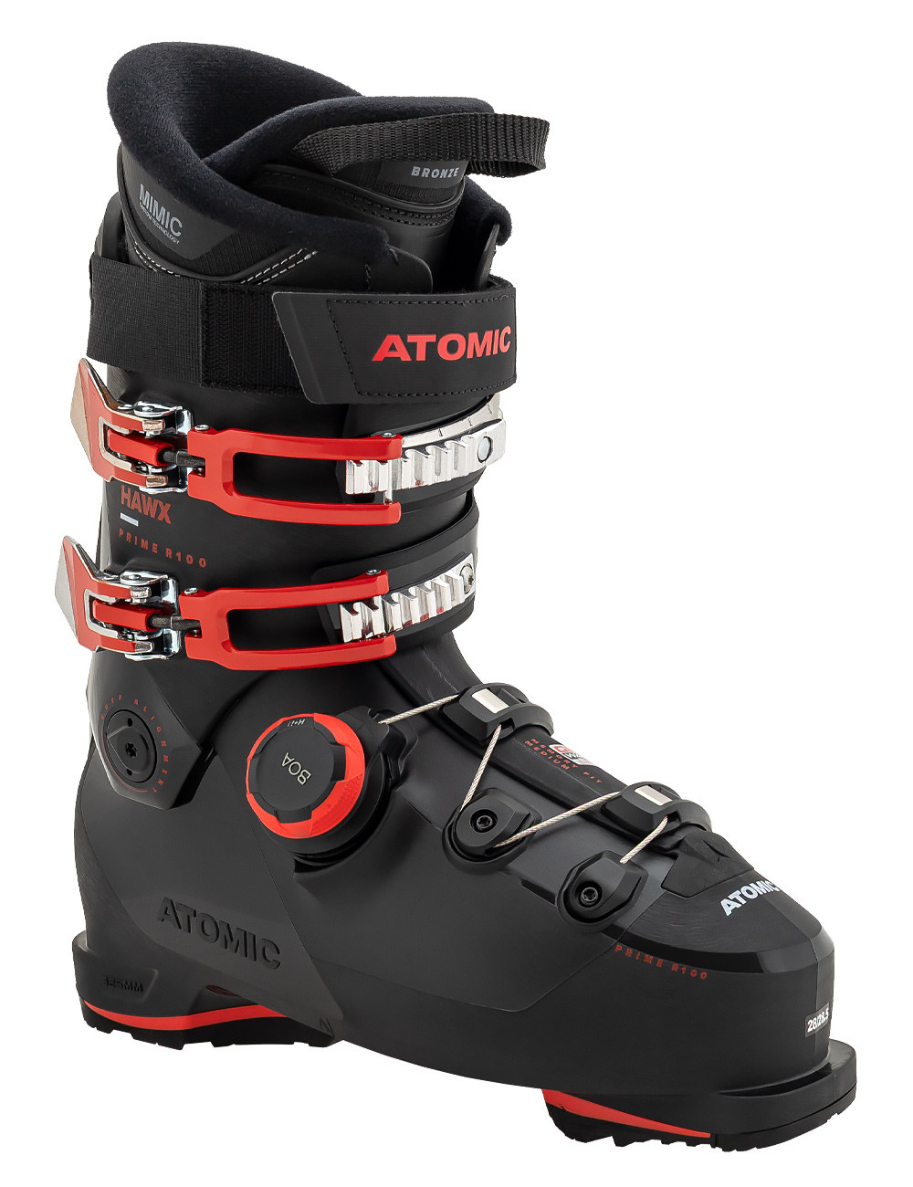 Buty narciarskie męskie ATOMIC HAWX PRIME R100 BOA z GRIP WALK  2025
