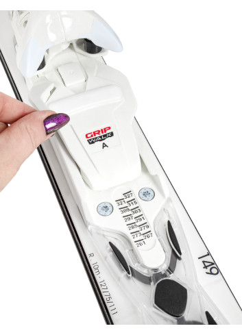 Narty damskie ROSSIGNOL NOVA 6 + wiązania LOOK XPRESS 11 W z GRIP WALK