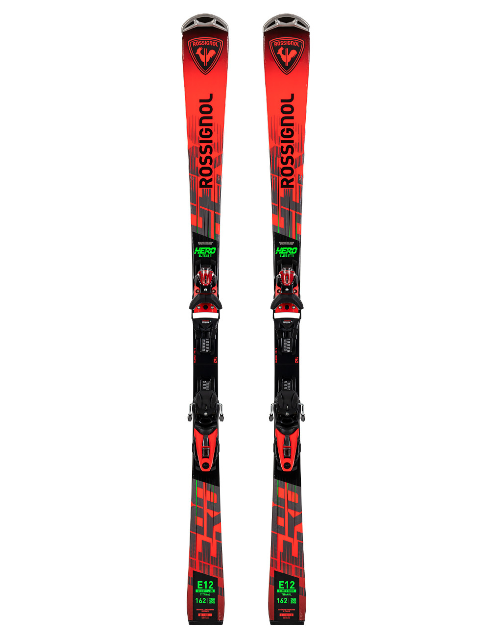 Narty slalomowe męskie ROSSIGNOL HERO ELITE ST Ti + wiązania LOOK NX 12 KONECT z GRIP WALK  2026