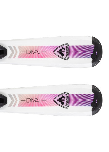 Narty dziecięce ROSSIGNOL DIVA JR + wiązania LOOK KID 4.5 z GRIP WALK   2026