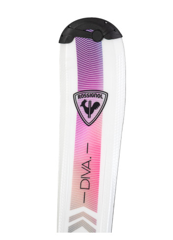 Narty dziecięce ROSSIGNOL DIVA JR + wiązania LOOK KID 4.5 z GRIP WALK   2026
