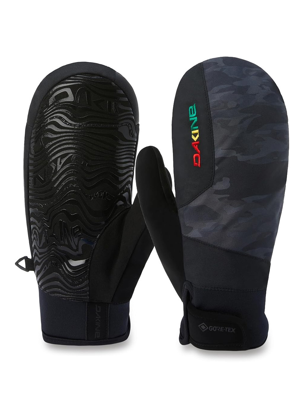 Rękawice narciarskie męskie DAKINE IMPREZA GORE-TEX MITT BLACK VINTAGE CAMO