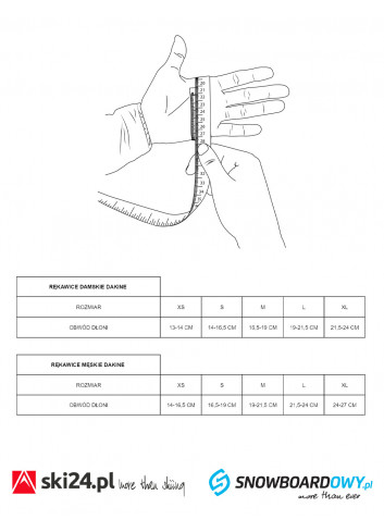 Rękawice narciarskie DAKINE NOVA SHORT GLOVE RUBBER