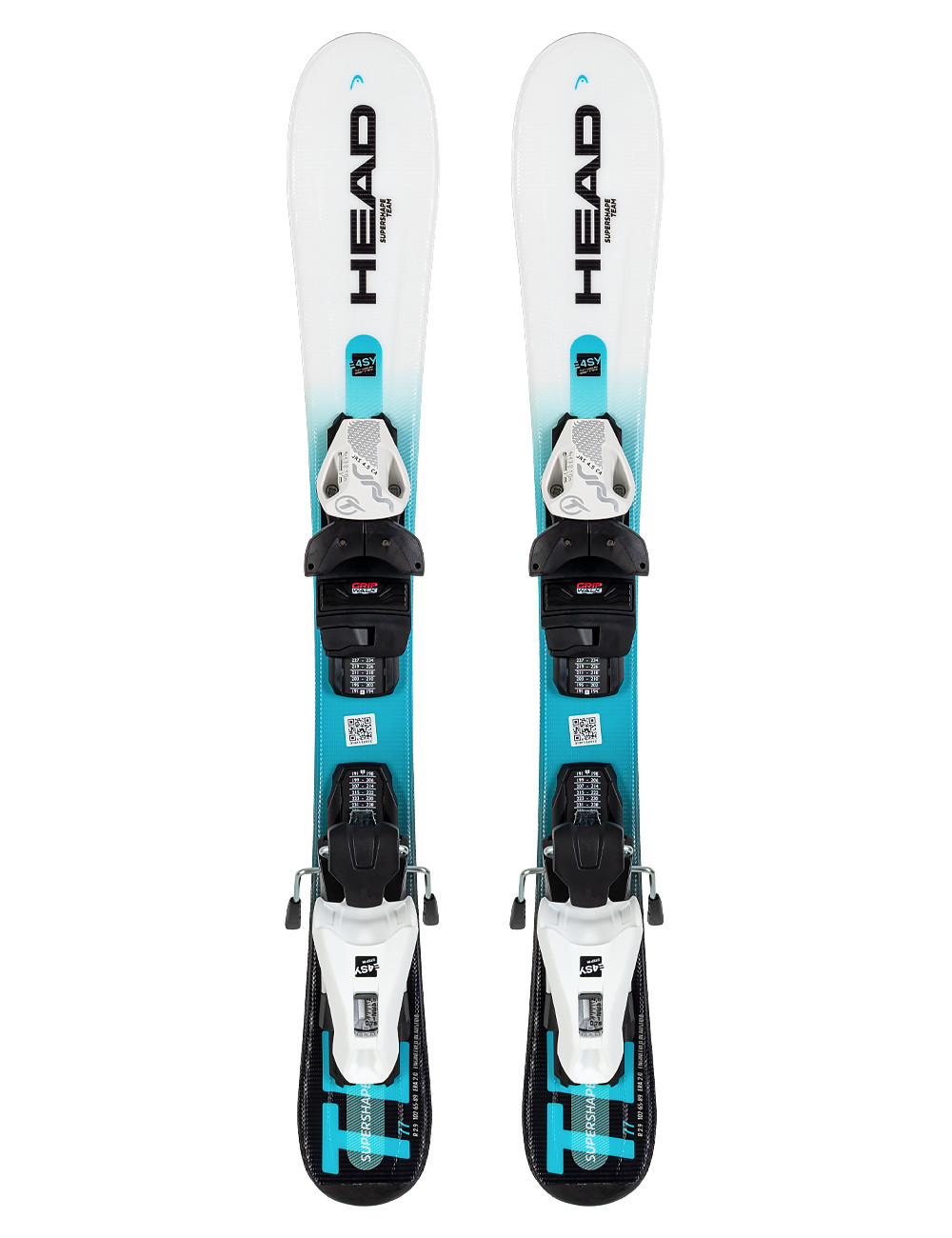 Narty dziecięce HEAD SUPERSHAPE TEAM + wiązania HEAD JRS 4.5 z GRIP WALK