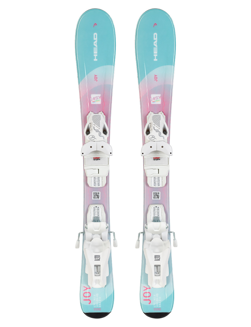 Narty dziecięce HEAD JOY EASY + wiązania HEAD JRS 4.5 z GRIP WALK