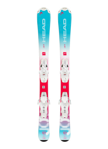 Narty dziecięce HEAD EASY JOY + wiązania HEAD JRS 4.5 z GRIP WALK