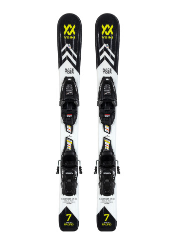 Narty dziecięce VÖLKL RACETIGER JR + wiązanie MARKET FDT 4.5 z GRIP WALK