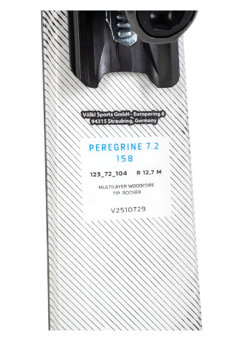 Narty allround VÖLKL PEREGRINE 7.2 + wiązania MARKER TP10 z GRIP WALK