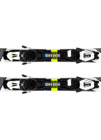 Narty dziecięce TECNOPRO PULSE TEAM + wiązania SALOMON C5 z GRIP WALK