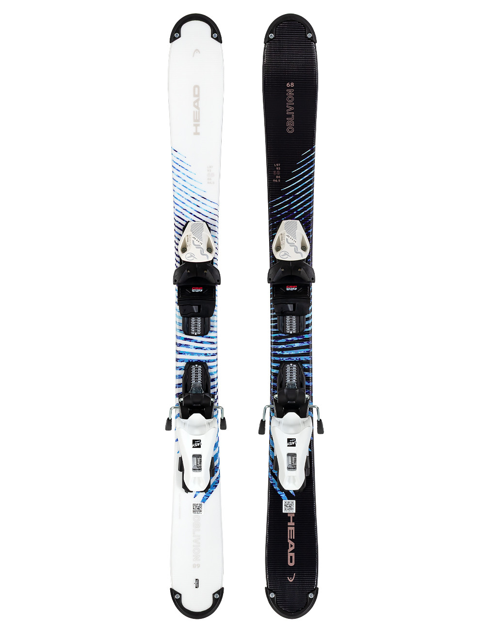 Narty juniorskie twintip HEAD OBLIVION TEAM JR + wiązanie HEAD JRS 4.5 z GRIP WALK
