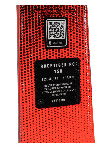Narty gigantowe VÖLKL RACETIGER RC red + wiązanie MARKER VMOTION 12 z GRIP WALK   2026