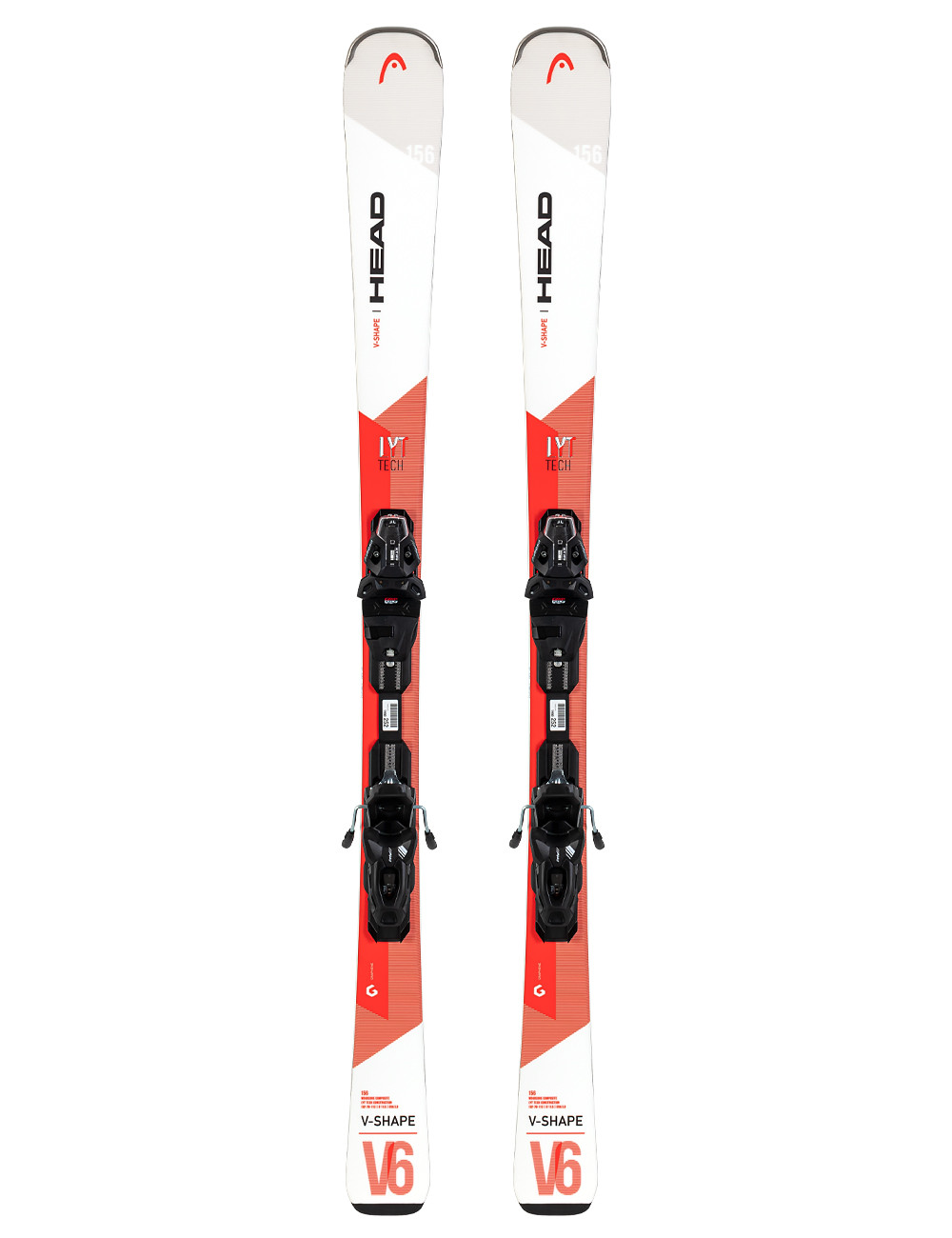 Narty allround HEAD V-SHAPE V6 + wiązania HEAD PRW 11 z GRIP WALK