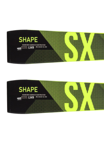 Narty allround HEAD SHAPE SX + wiązania HEAD PR 11 z GRIP WALK
