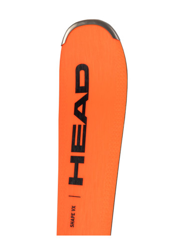 Narty dziecięce HEAD SHAPE VX + wiązania HEAD SLR 7.5 z GRIP WALK