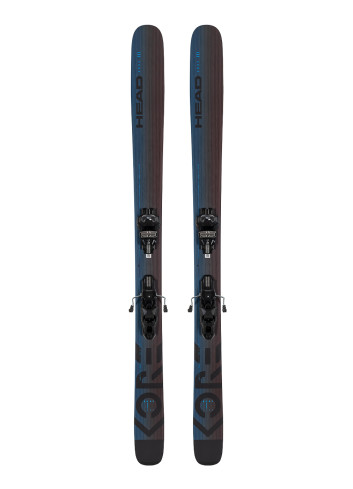 Narty allmountain / freeride HEAD KORE 111 + wiązania HEAD ATTACK 14 z GRIP WALK