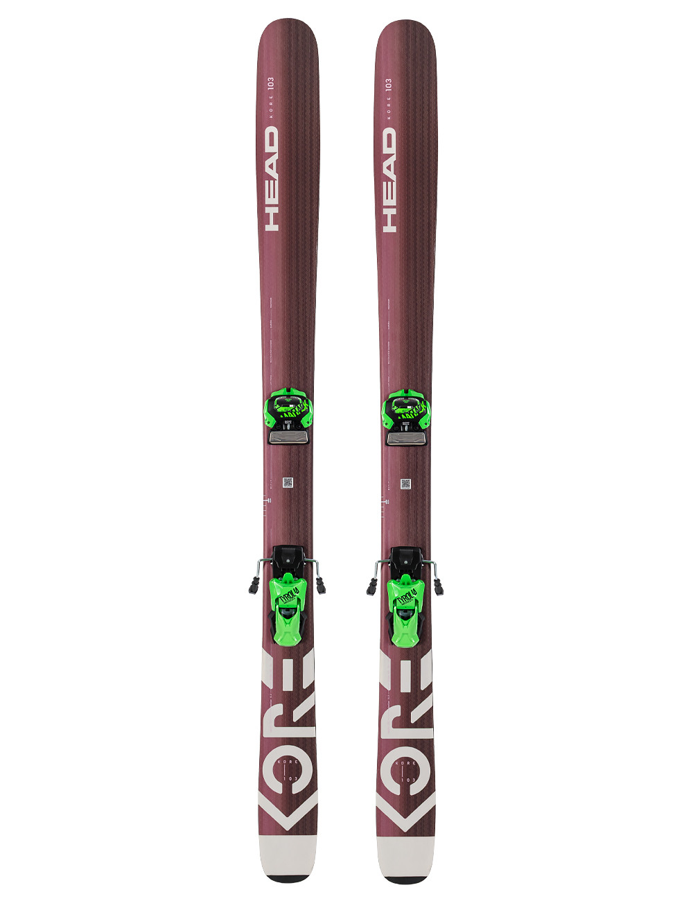 Narty allmountain / freeride HEAD KORE 103 W + wiązania HEAD ATTACK 13 z GRIP WALK