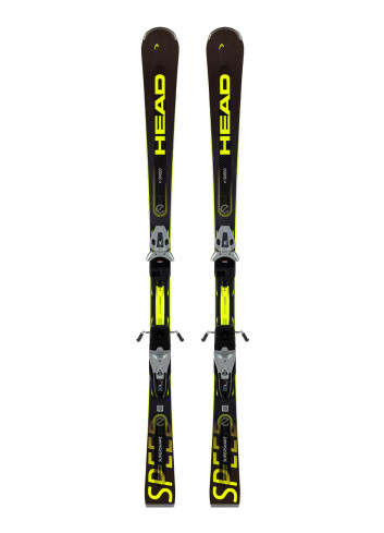 Narty gigantowe HEAD SUPERSHAPE E-SPEED + wiązania HEAD PROTECTOR PR 11 z GRIP WALK