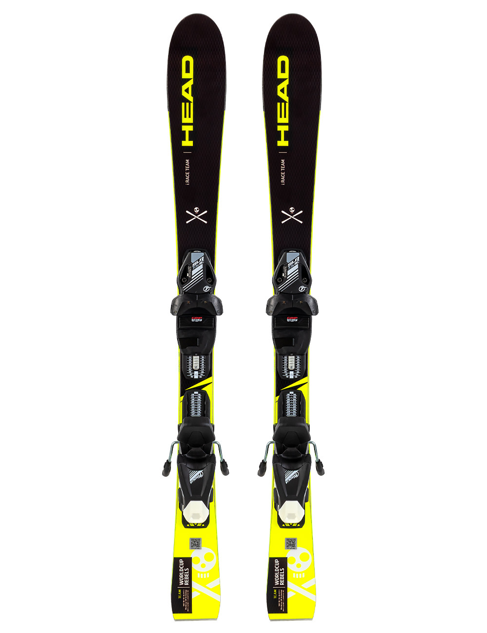 Narty juniorskie slalomowe HEAD WORLDCUP I.RACE TEAM + wiązania TYROLIA SLR 7.5 z GRIP WALK