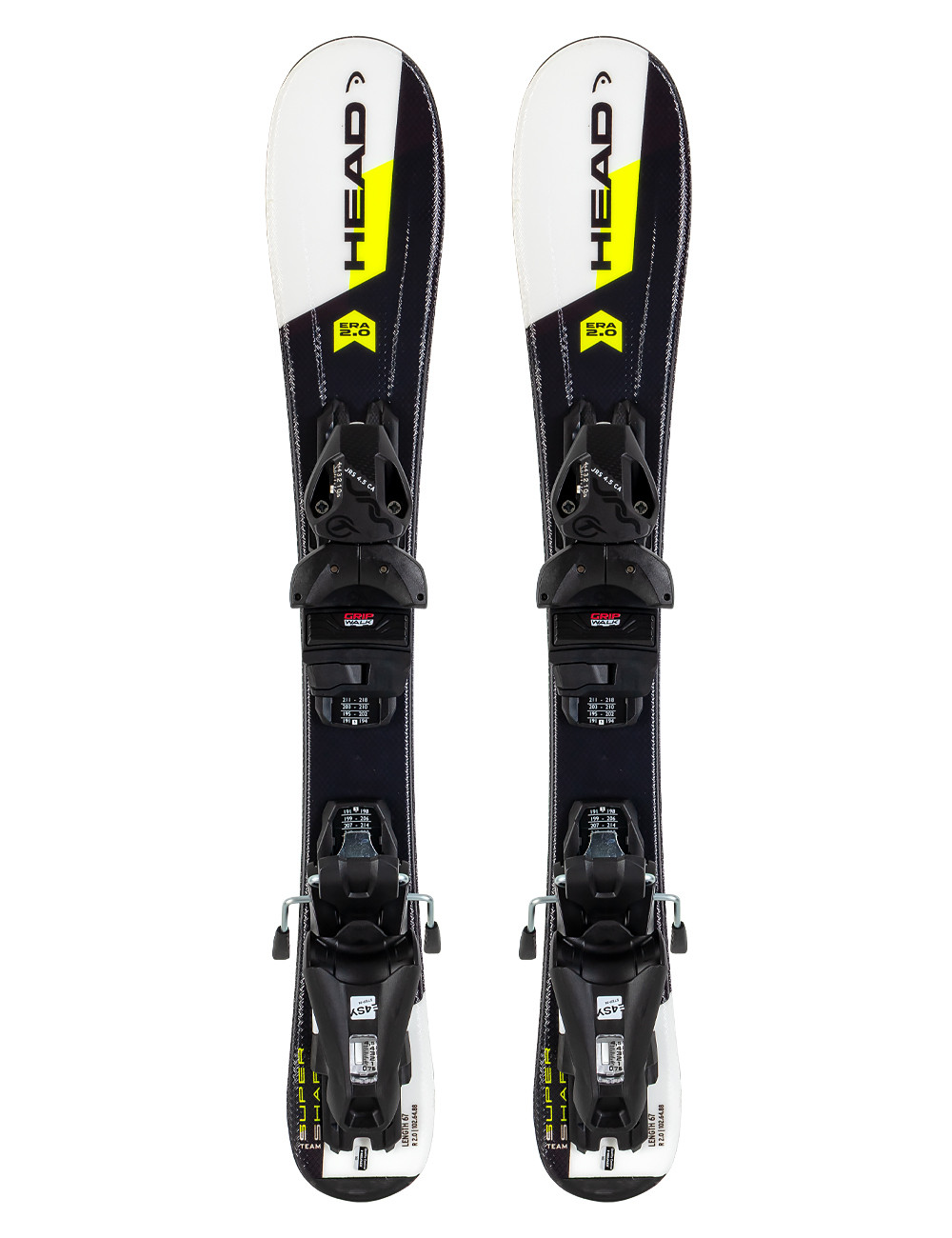 Narty dziecięce HEAD SUPERSHAPE TEAM + wiązania HEAD JRS 4.5 z GRIP WALK