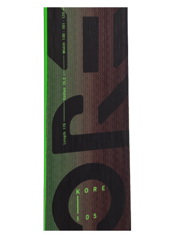 Narty allmountain / freeride HEAD KORE 105 + wiązania HEAD ATTACK 14 z GRIP WALK