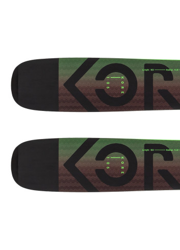 Narty allmountain / freeride HEAD KORE 105 + wiązania HEAD ATTACK 14 z GRIP WALK