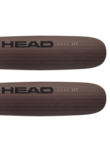 Narty allmountain / freeride HEAD KORE 117 + wiązania HEAD ATTACK 14 z GRIP WALK
